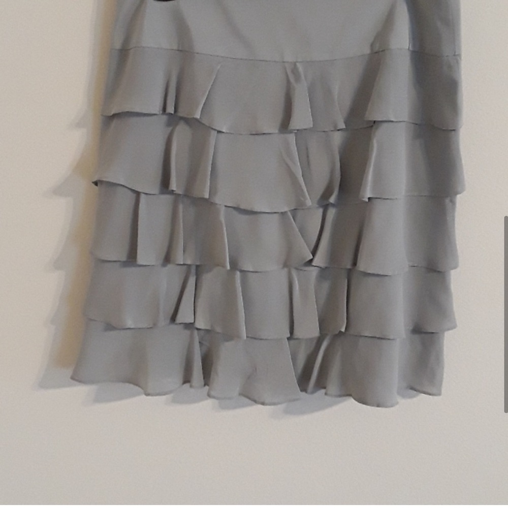NWT Talbots Silk Tiered Ruffle Skirt - Picture 5 of 7